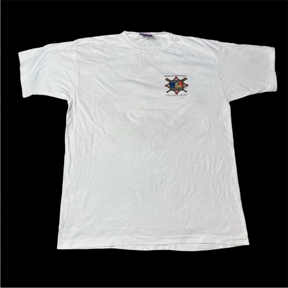 Vintage 1994 MLB Collectibles 125th Anniversary Baseball White T Shirt